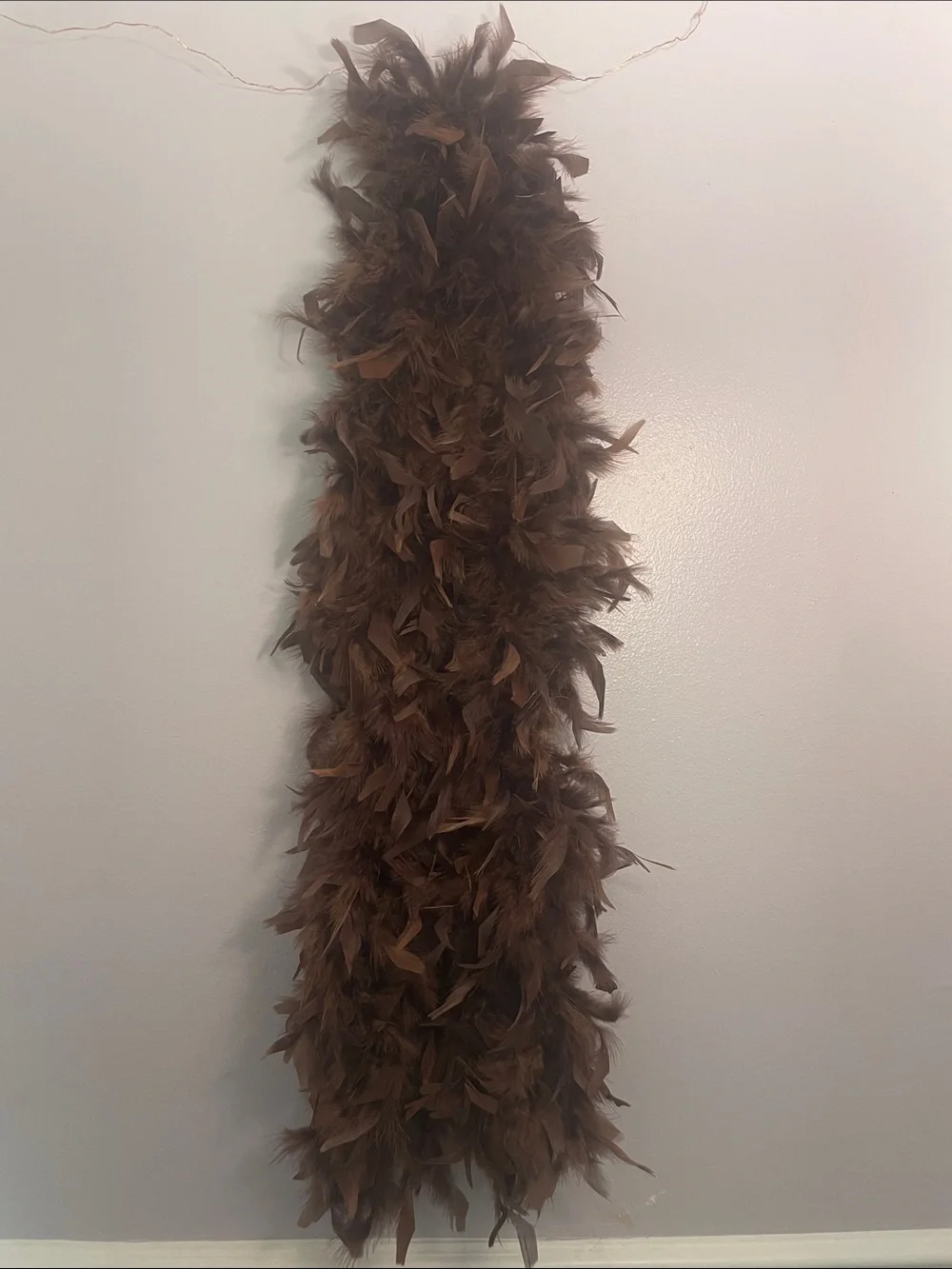 Heavyweight Feather Boa - Brown